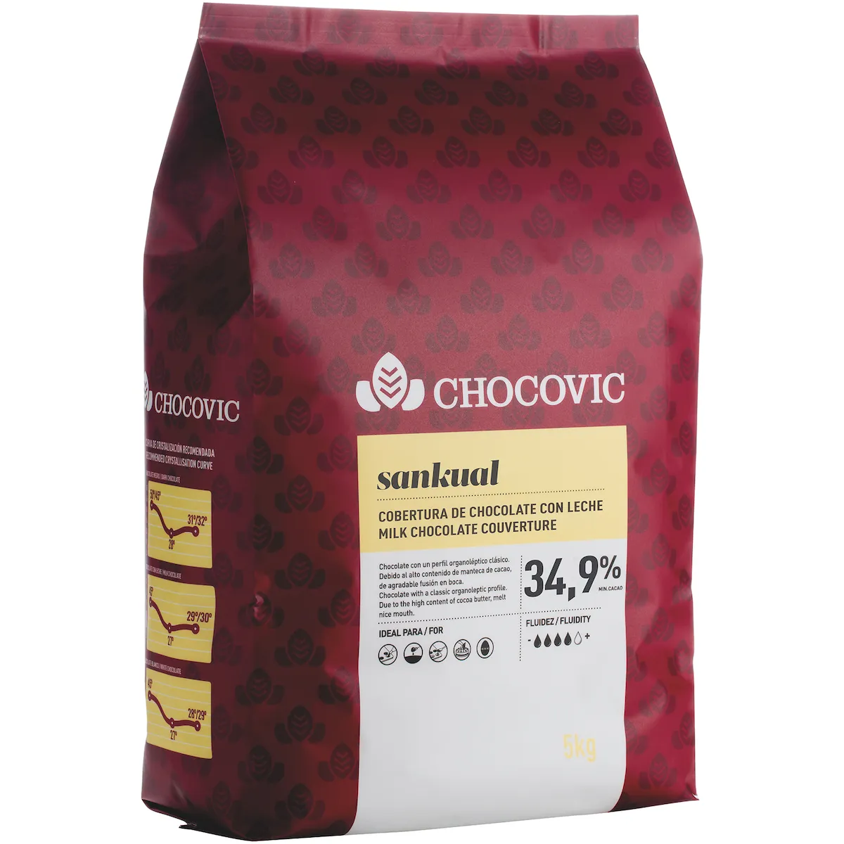 SANKUAL (COUV LAIT CACAO 34% BEURRE 36.2%) PALETS 5KG