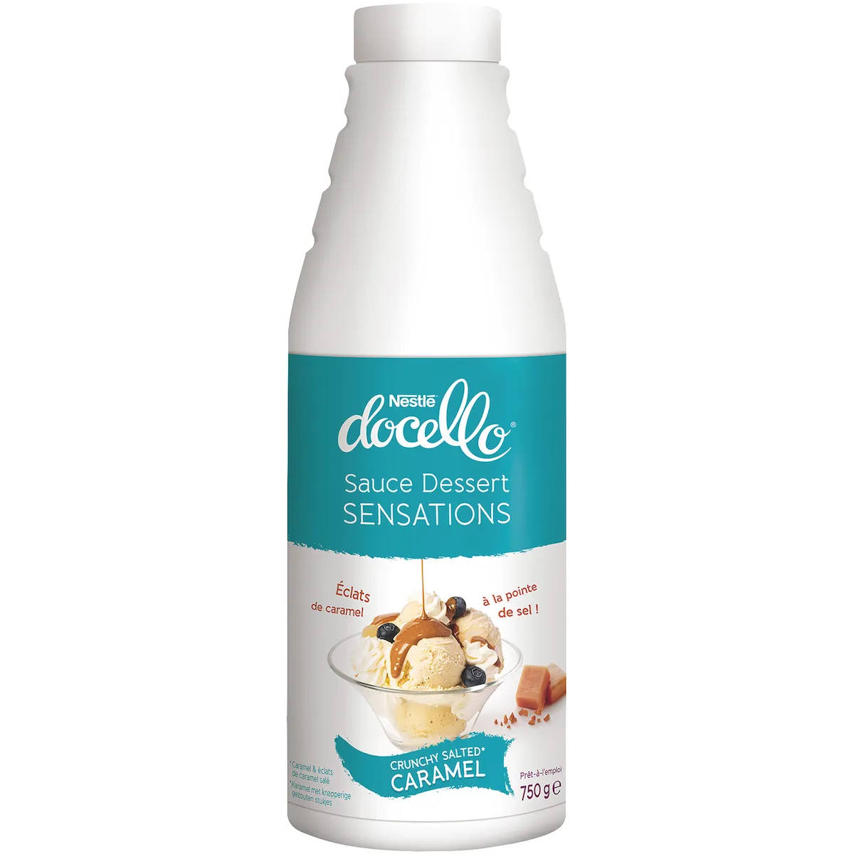 SAUCE SENSATIONS CRUNCHY CARAMEL BTL 750G