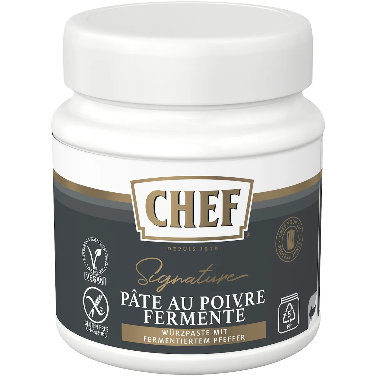 PATE AU POIVRE FERMENTE - POT DE 580G