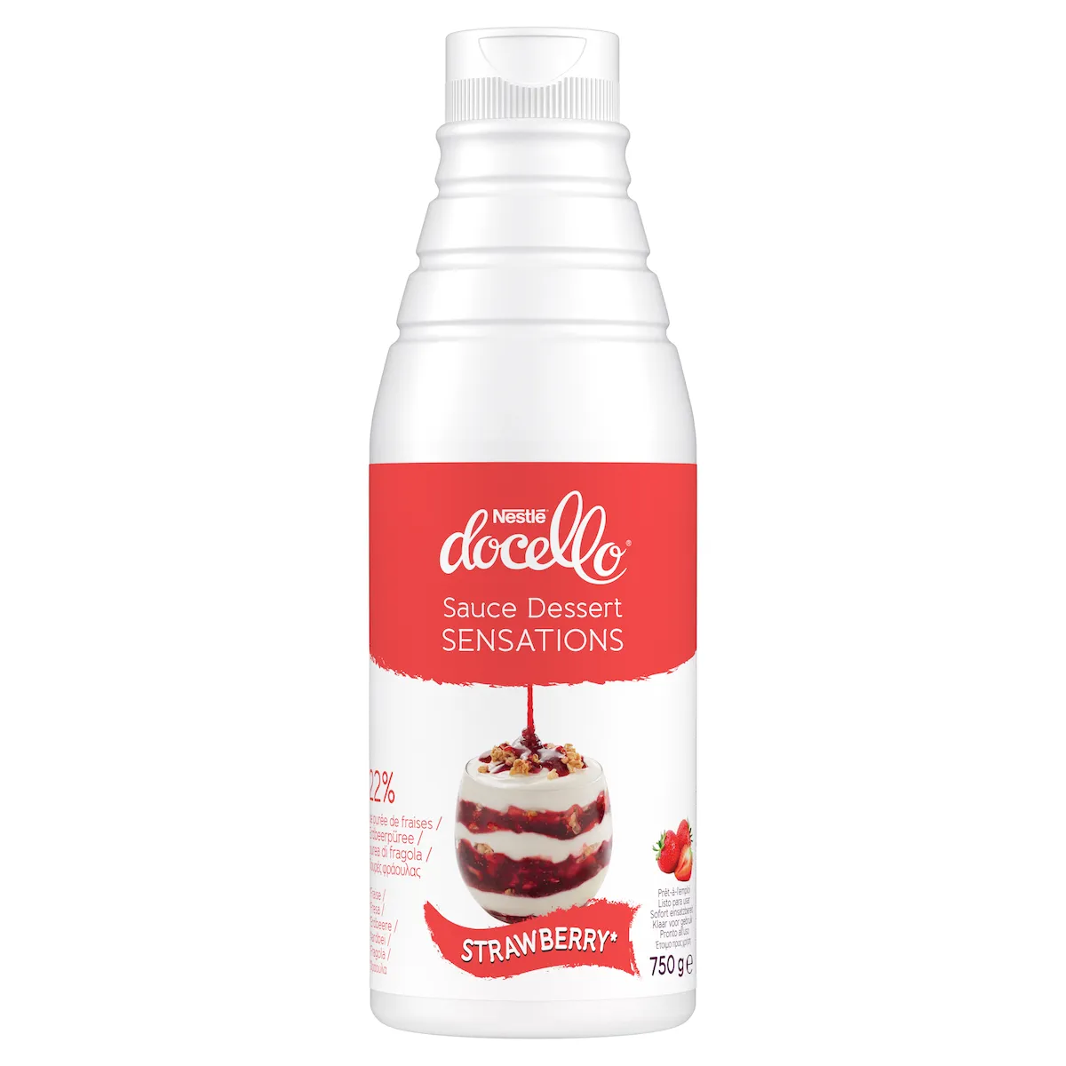 SAUCE SENSATIONS FRAISE BTL 750G