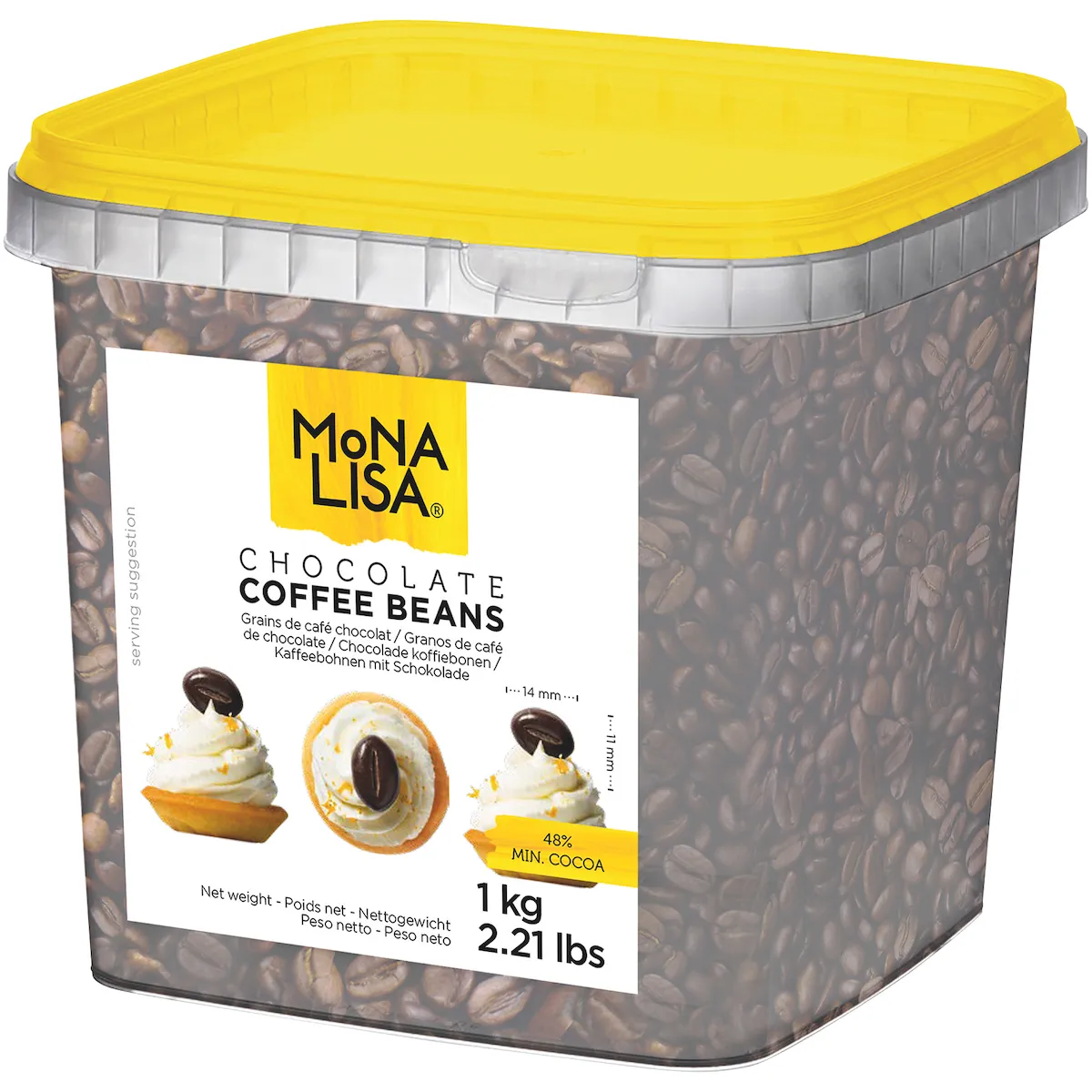 GRAINS CAFE CHOCOLAT SEAU 1KG