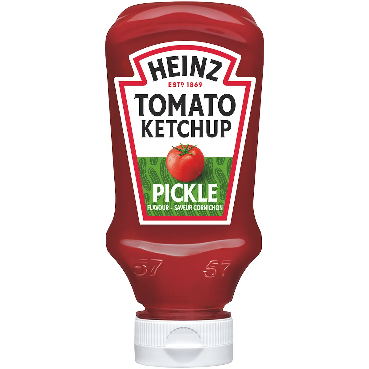 TOMATO KETCHUP PICKLE TOP DOWN 220ML