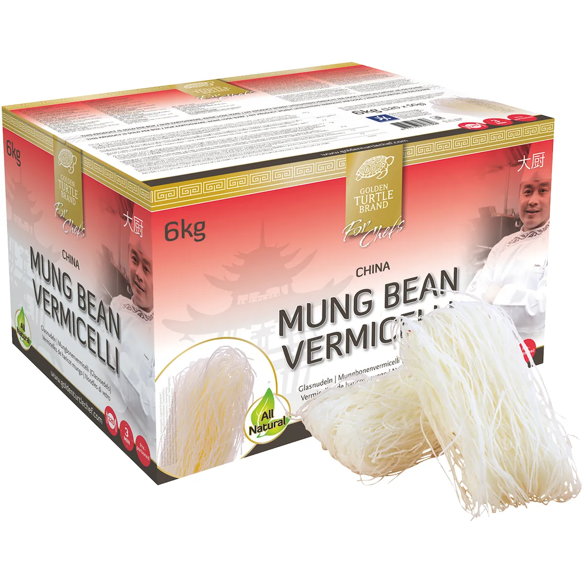 VERMICELLES HARICOTS MUNGO 120X50G