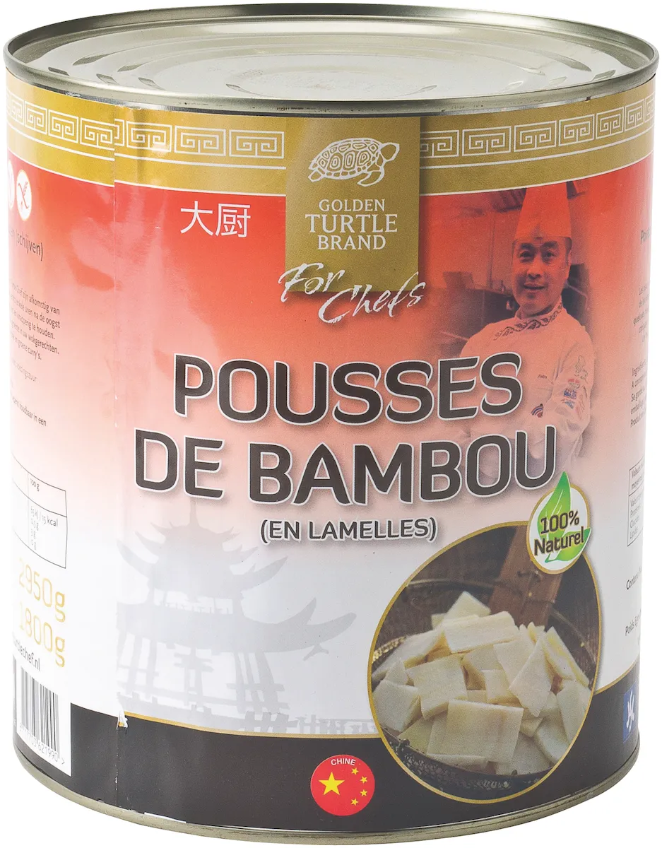 POUSSES DE BAMBOUS LAMELLES GOLDEN TURTLE CHEF