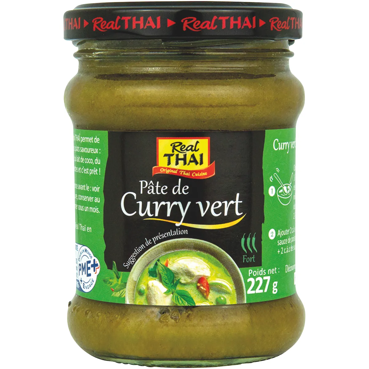 PATE DE CURRY VERT 227G