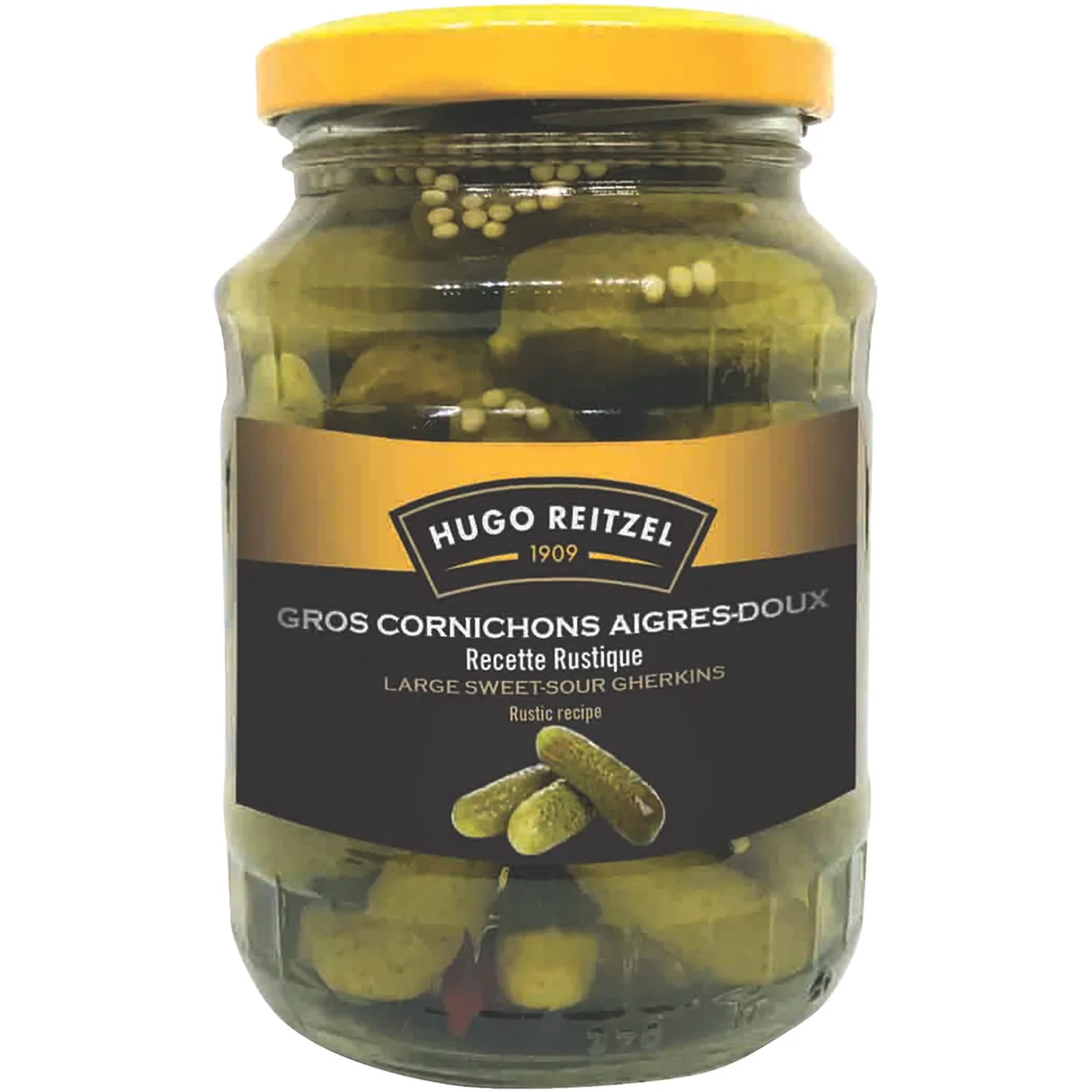 CORNICHONS AIGRES-DOUX XXL BOCAL 845G (PNE)